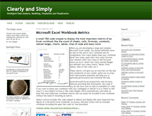 Tablet Screenshot of clearlyandsimply.com